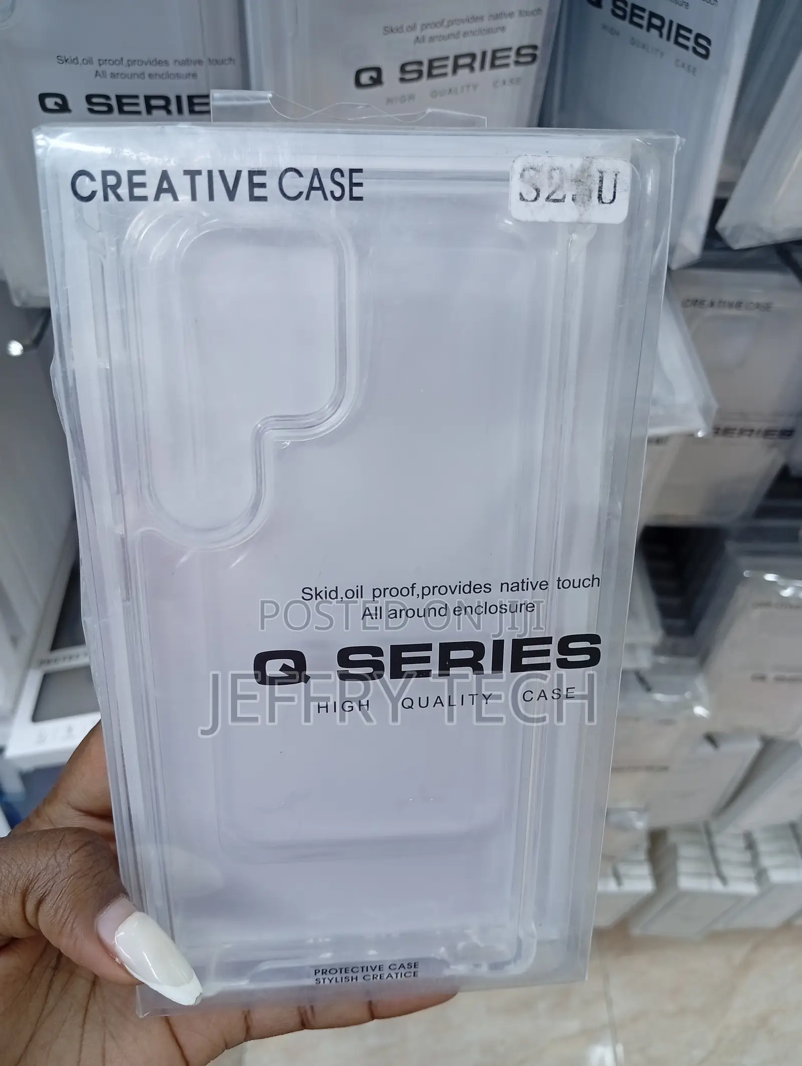 Samsung Galaxy S23 Ultra Clear, Shockproof Back Cover Case