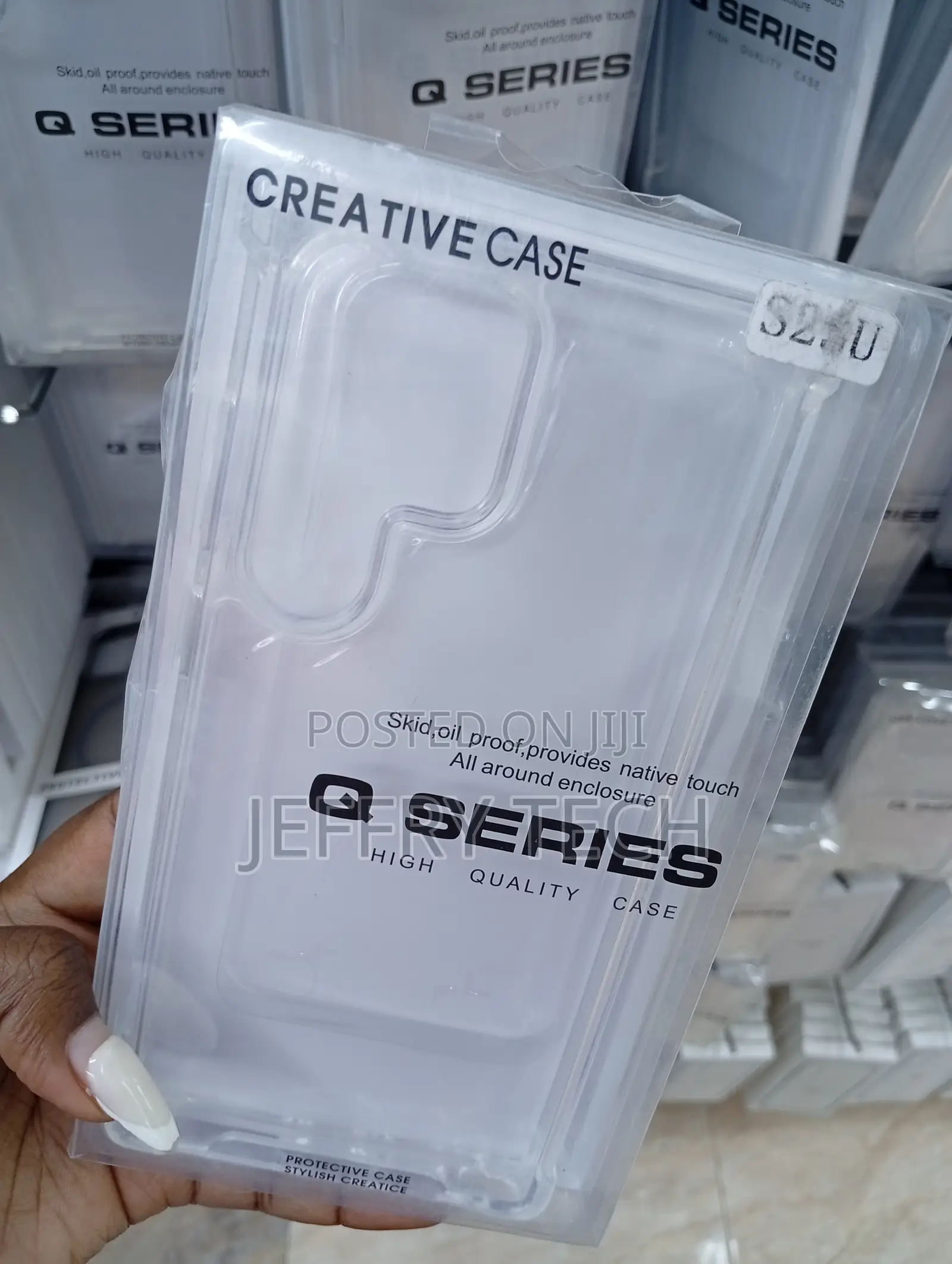 Samsung Galaxy S23 Ultra Clear, Shockproof Back Cover Case