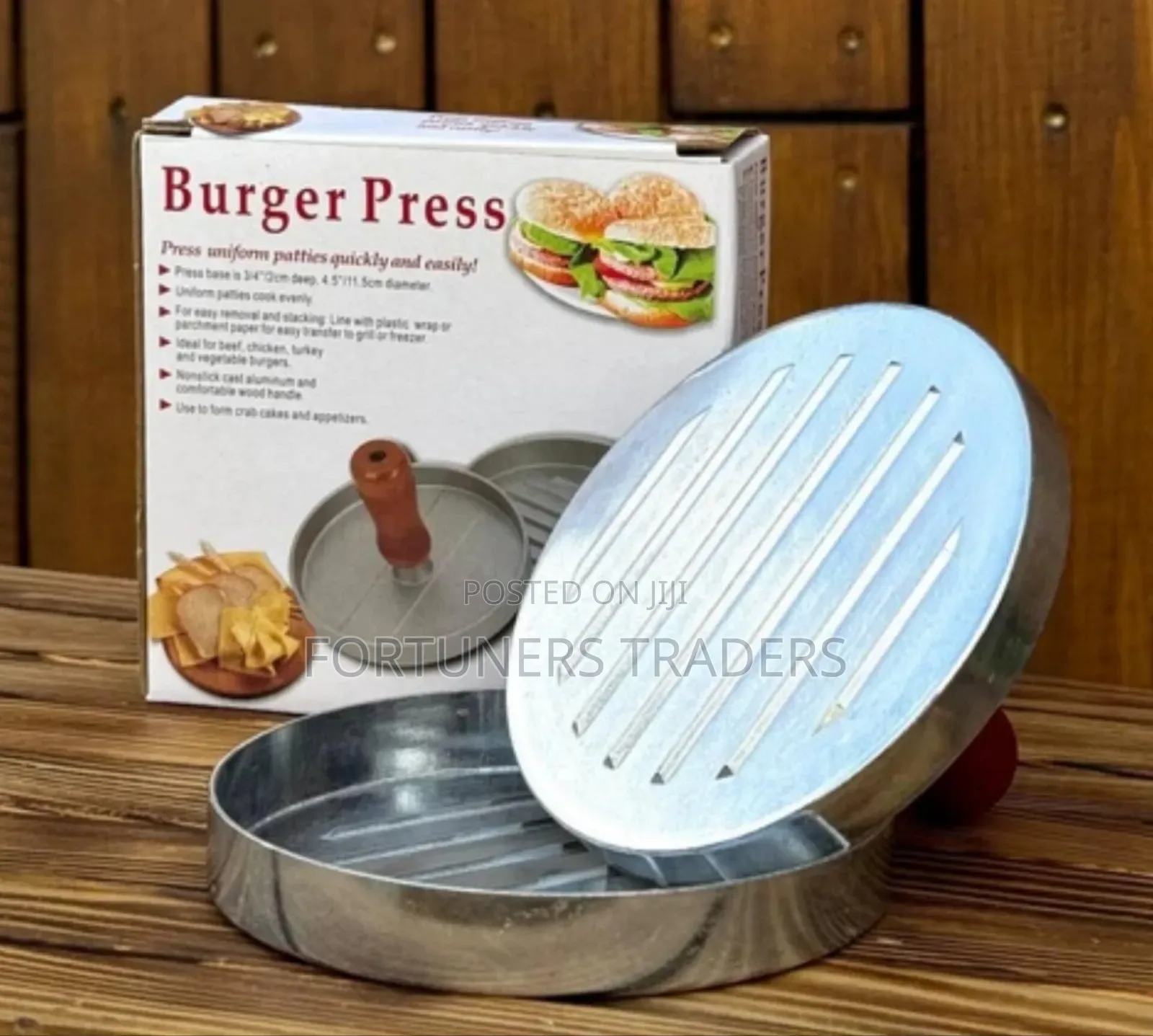 Aluminum Burger Press