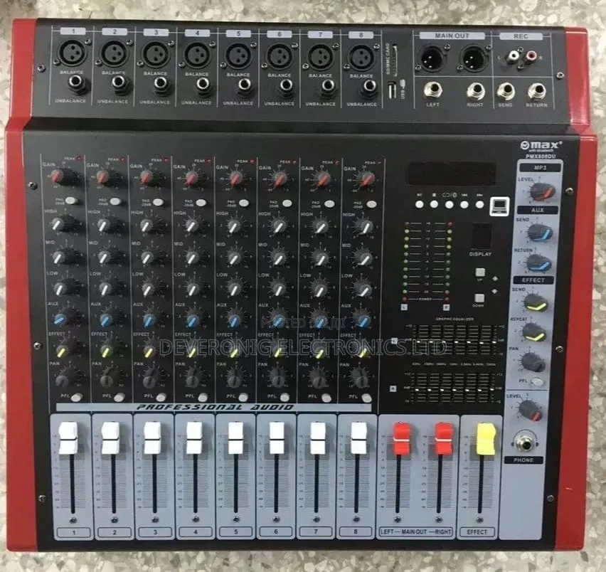 *Max 8ch Mixer