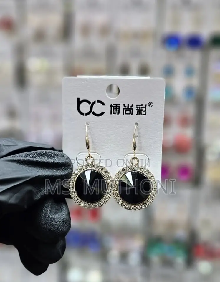 Dangle Crystal Coated Earrings