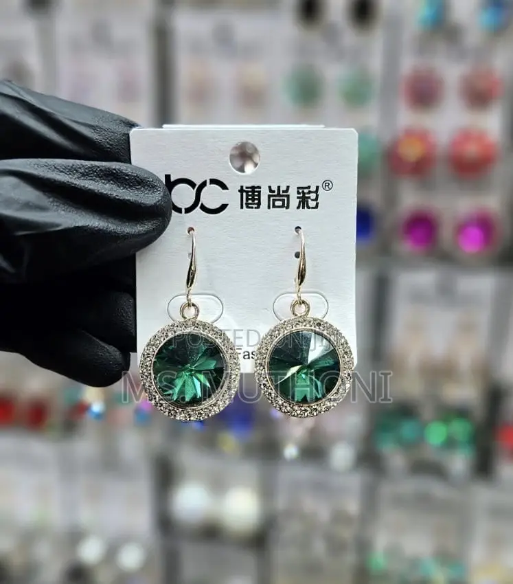 Dangle Crystal Coated Earrings