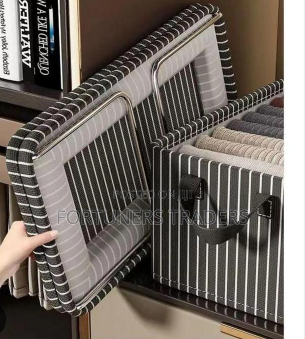 Stripped Closet Organizer