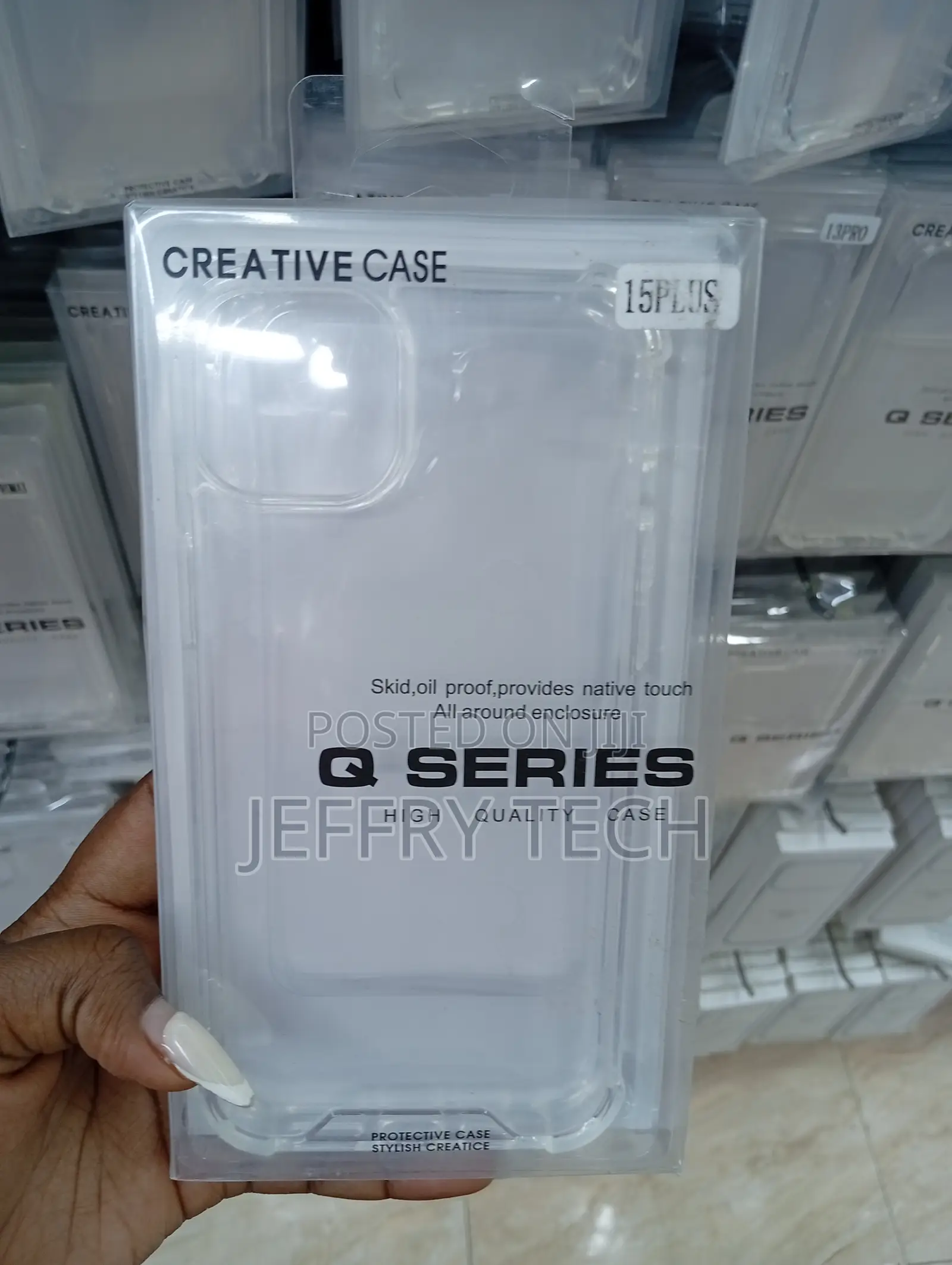 iPhone 15 Plus Scratch-Resistant Skid-Proof and Oil-Proof Case