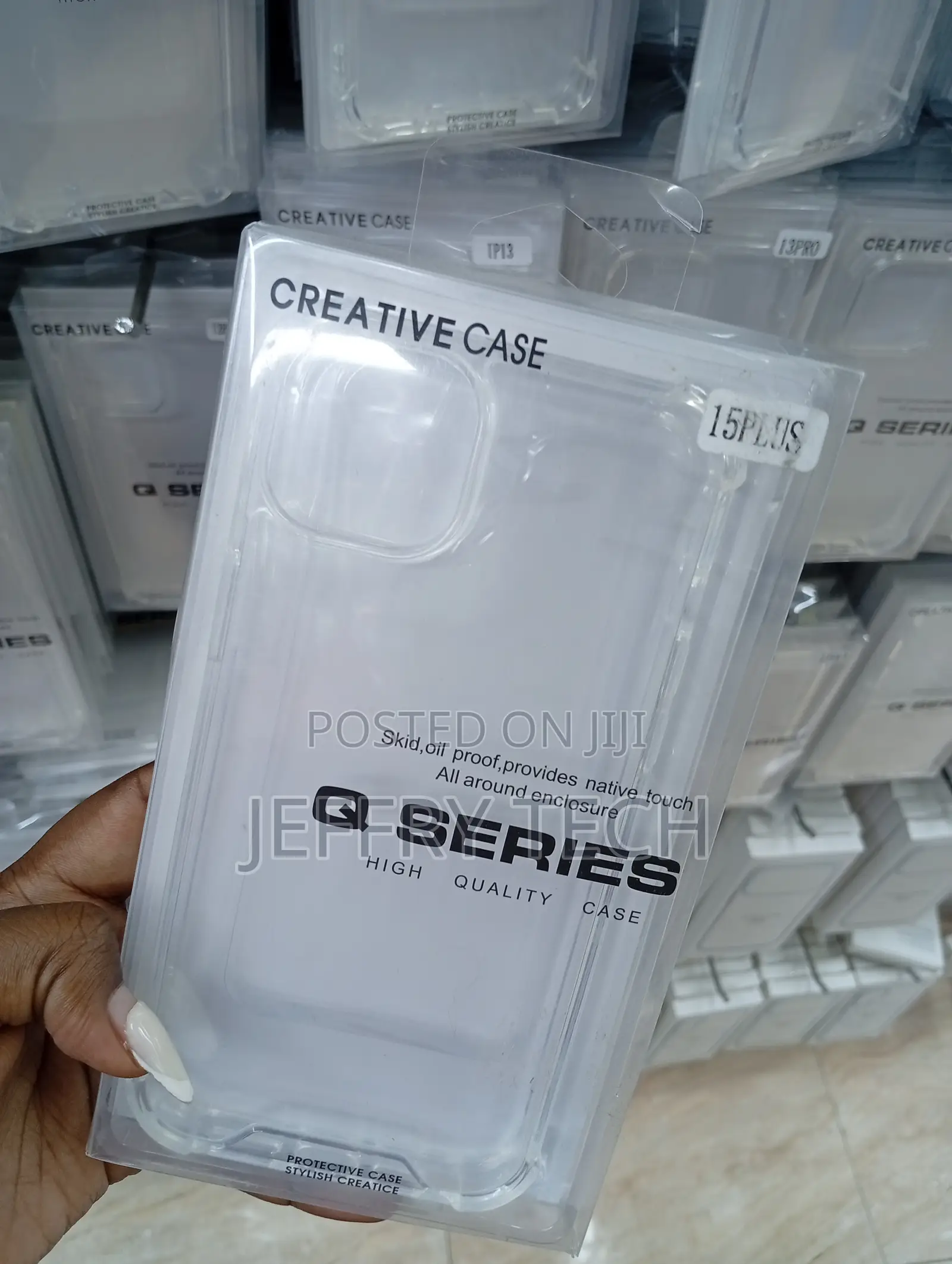 iPhone 15 Plus Scratch-Resistant Skid-Proof and Oil-Proof Case