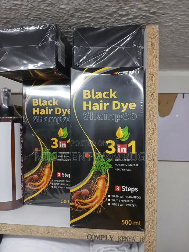 Meidu Black Hair Dye Shampoo 500ml