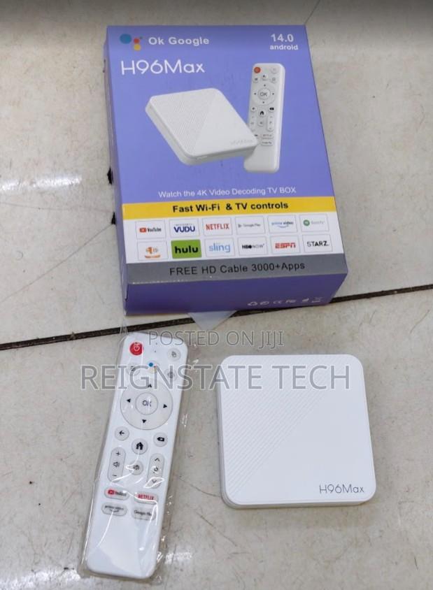 H96 Max Streaming Google Android 14 2gb Ram 16gb Tv Box Android Box - thumbnail 2