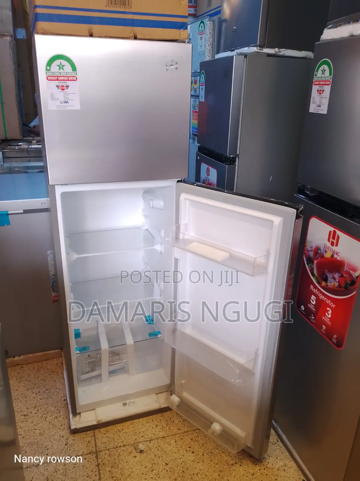 173litres Double Door Fridge