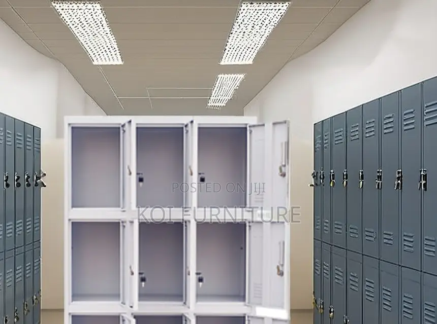 Office Cabinet; Artiss Executive Steel Cabinet With 12 Lockers