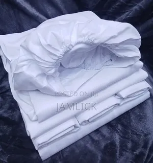 1 Fitted Bedsheet + 1 Straight Bedsheet + 4 Pillowcases Set - Rh