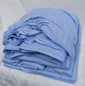 1 Fitted Bedsheet + 1 Straight Bedsheet + 4 Pillowcases Set - Rh