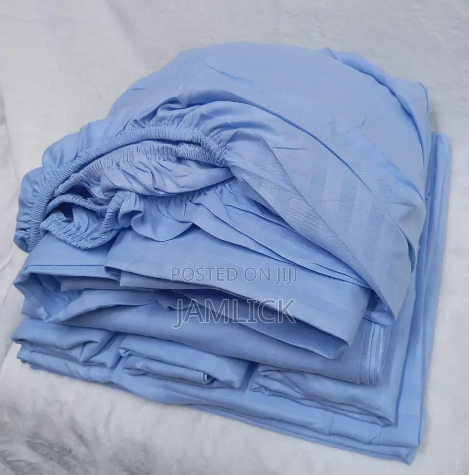 1 Fitted Bedsheet + 1 Straight Bedsheet + 4 Pillowcases Set - Rh