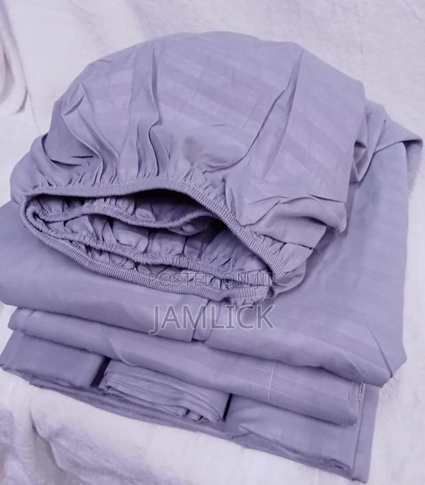 1 Fitted Bedsheet + 1 Straight Bedsheet + 4 Pillowcases Set - Rh - thumbnail 3