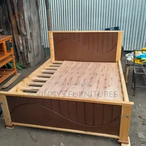 Brown Board Bed