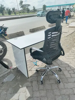Office Organised With Brand New Desk Headrest Office Chair