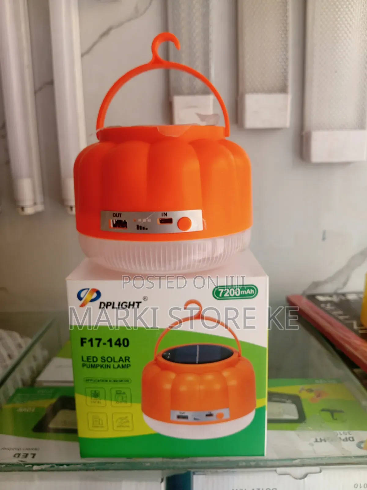 Rechargable Dp Light Bulb 140 Watts With Solar Panel and Usb Port
