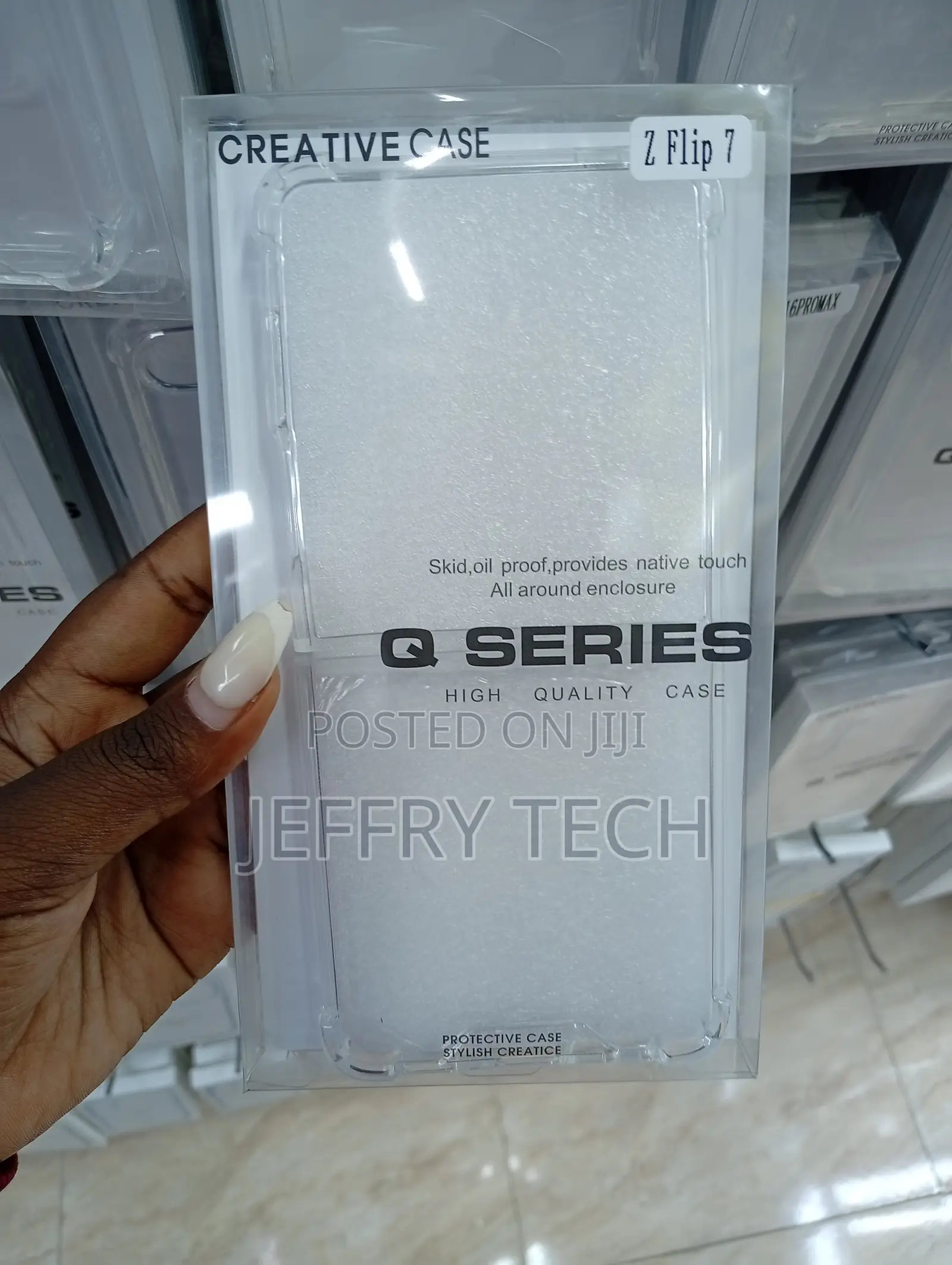 Samsung Galaxy Z Flip 7 Foldable Form Factor Clear Case