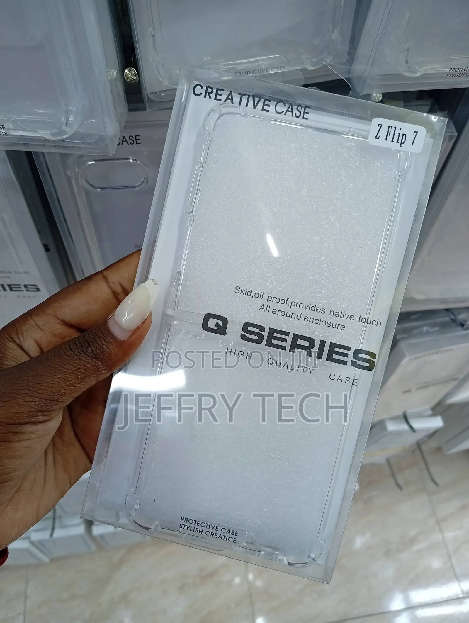 Samsung Galaxy Z Flip 7 Foldable Form Factor Clear Case