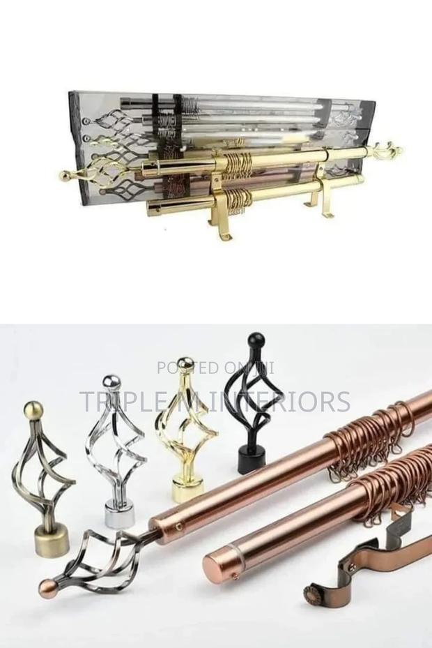 Imported Modular Curtain Rod Set - main view