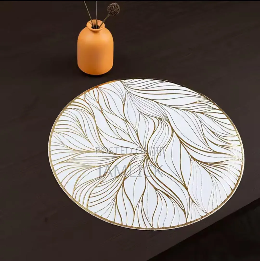 6pcs PVC Table Mats – Waterproof Heat Resistant - Bz