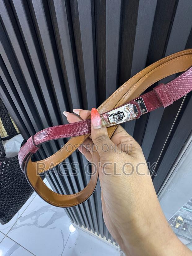 Luxury Hermès Kelly 18 Adjustable Leather Belts - Various Colors