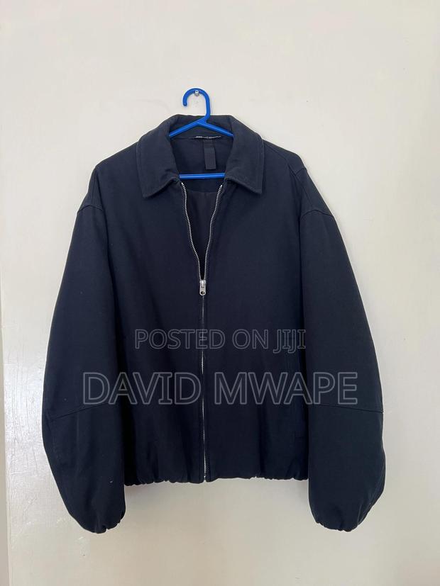 Original Zara Navy Bomber Jacket - thumbnail 2