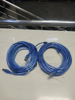 10m Blue Printer Cable