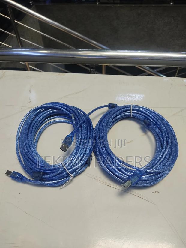 10m Blue Printer Cable