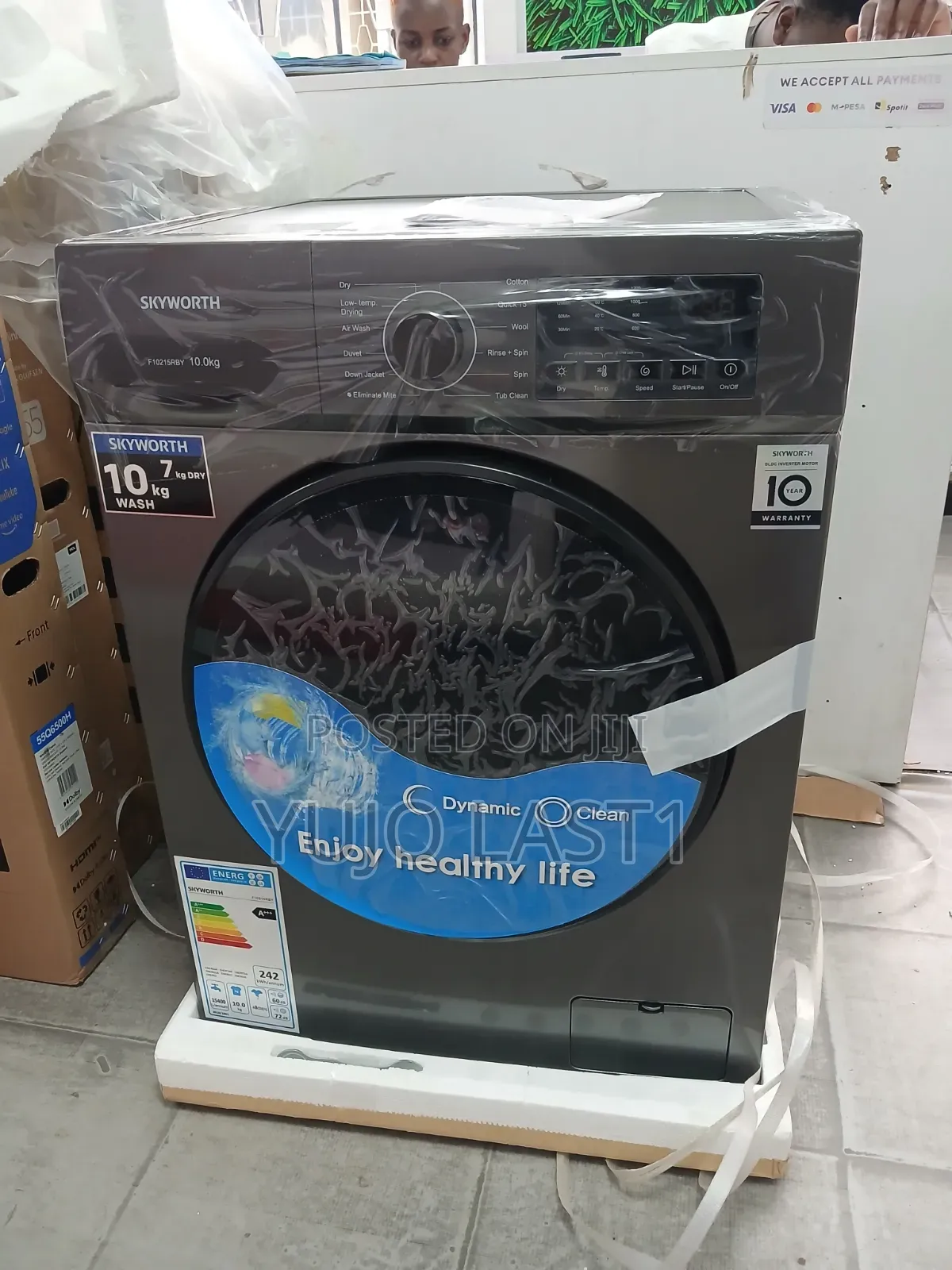 Skyworth F10233rby 10kg Washer 7kg Dryer Frontload Washing Machine