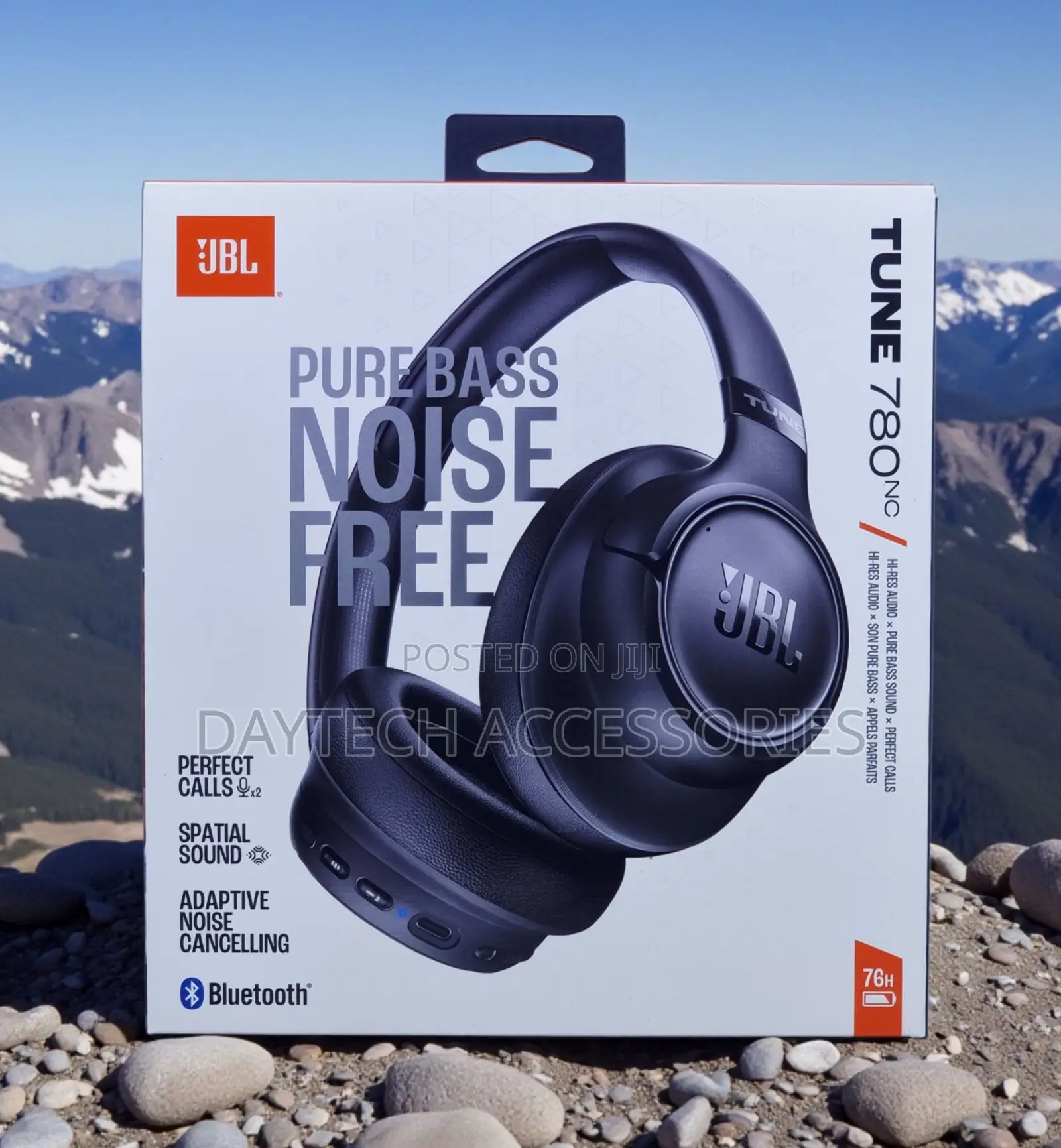JBL Tune 730bt Over-Ear Wireless Headphone - Black Jblt730blk.