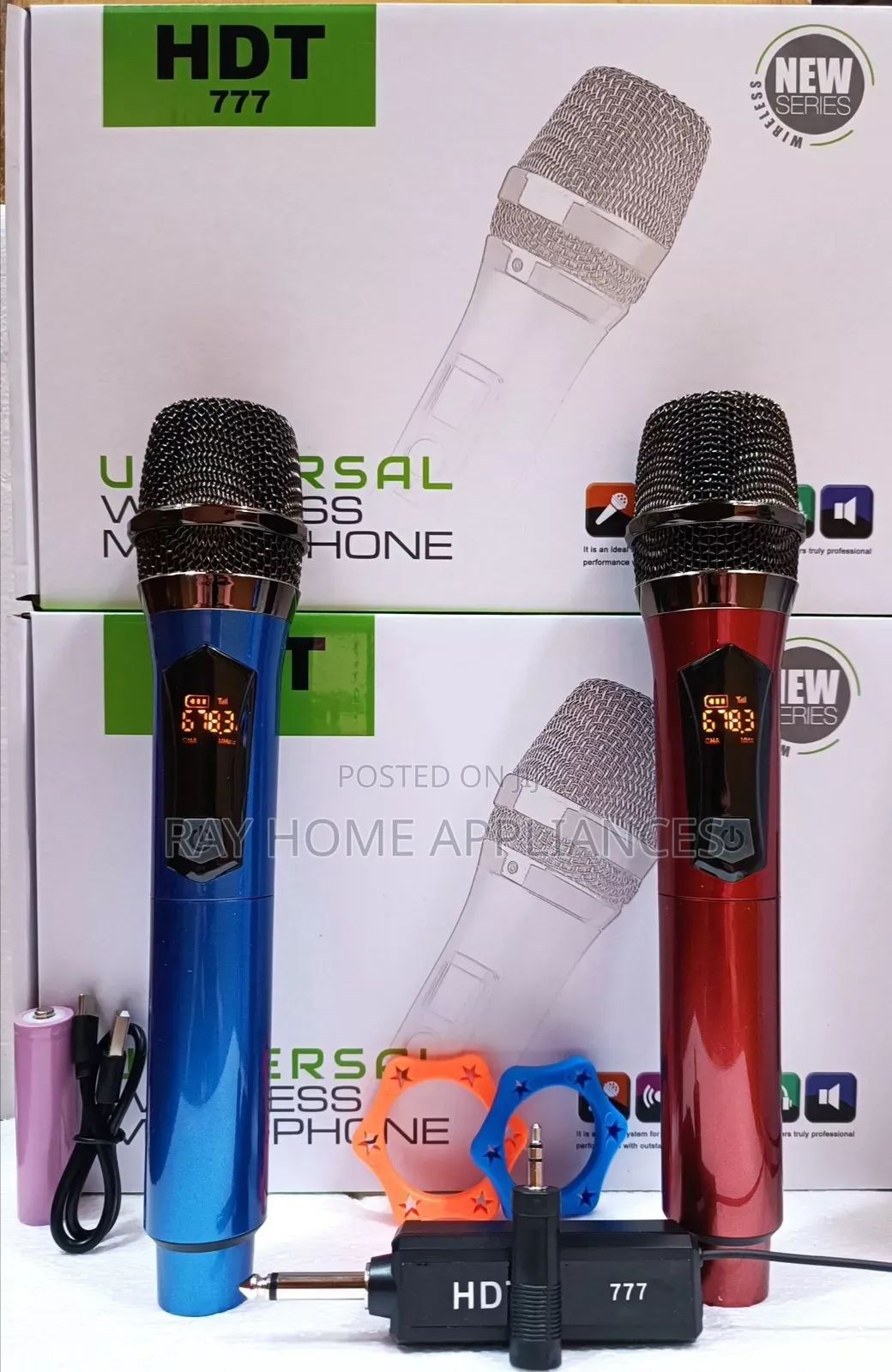 HDT 777 Double Wireless Mic