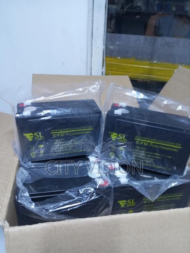 Esl 12v 7ah Ups Replacement Battery - thumbnail 2