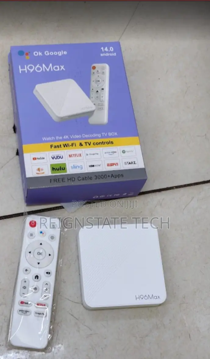 Android 14 Tv Box 2gb Ram 16gb Storage H96 Max Tv Box