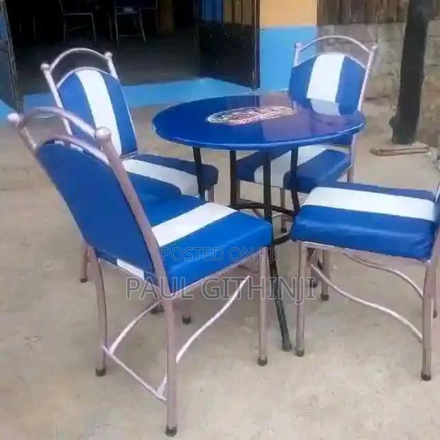 Blue White Restraunt Set