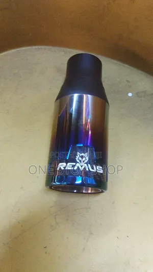 Remus Stainless Steel Exhaust Tailpipe Tip Blue_burned