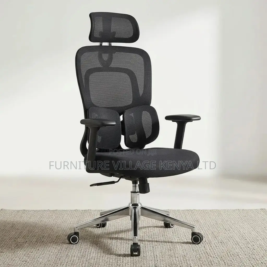 Swivel Orthopedic Lumber Support Office Seat