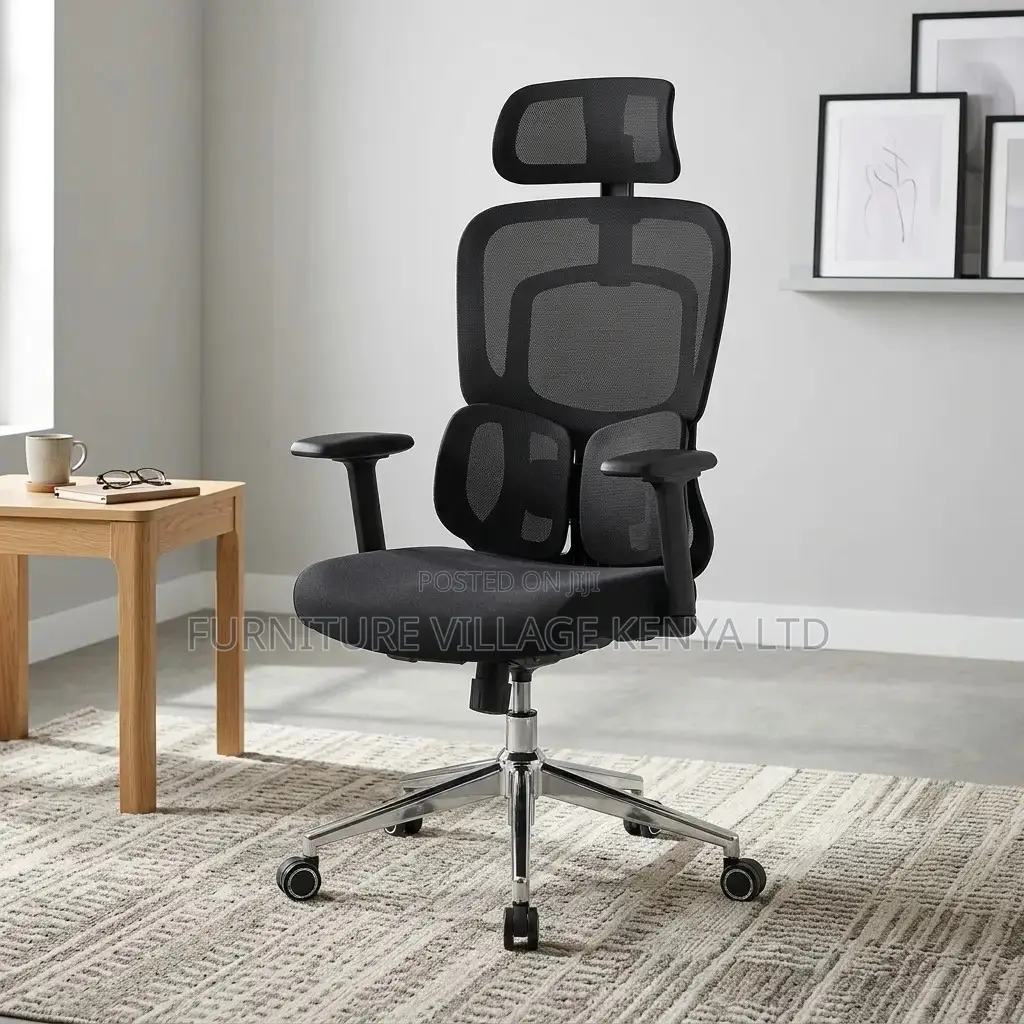 Swivel Orthopedic Lumber Support Office Seat