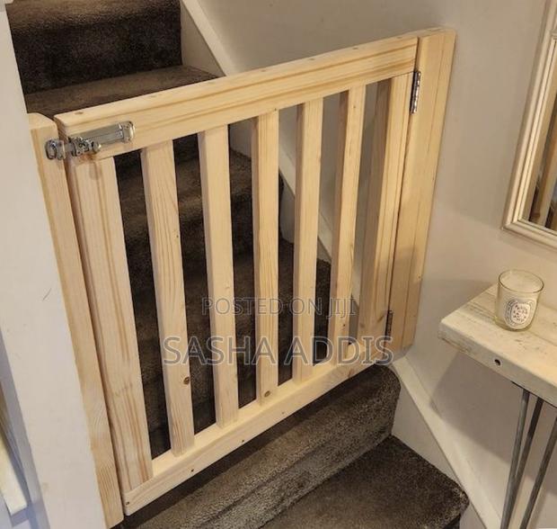 Wooden Baby Gate - main view