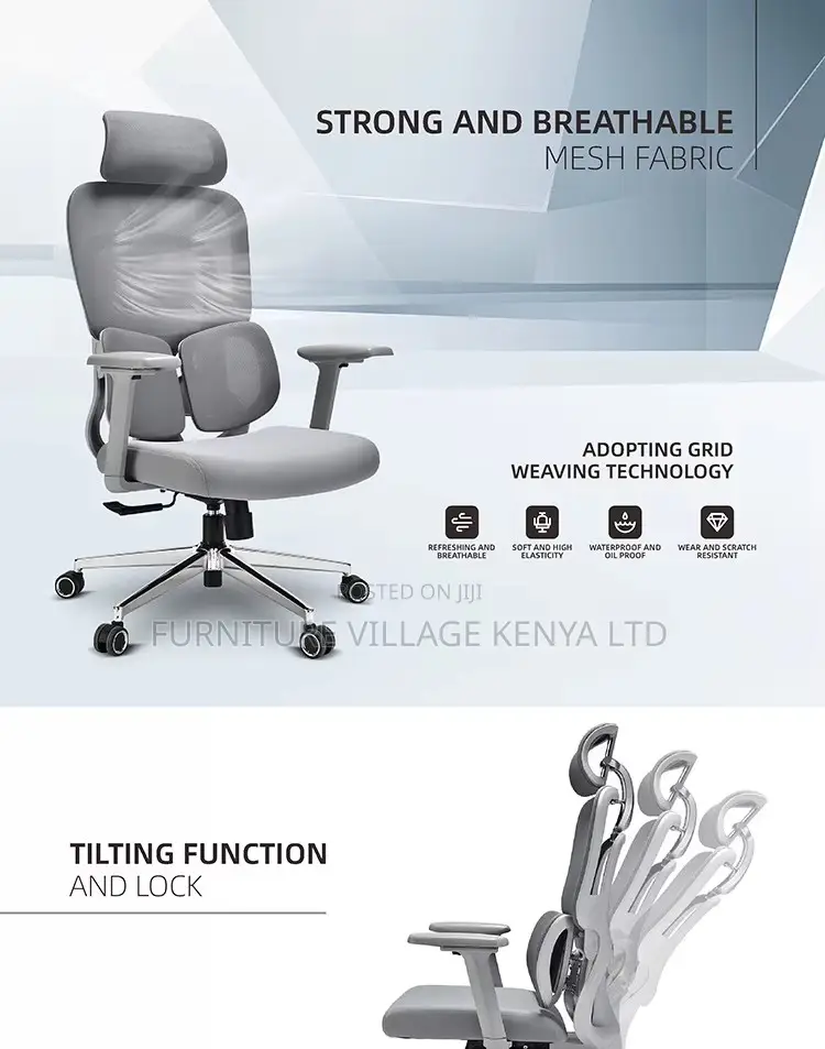 Swivel Orthopedic Lumber Support Office Seat