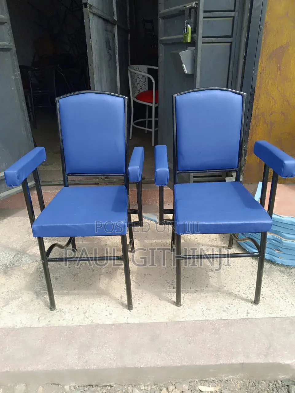 Blue High Chairs