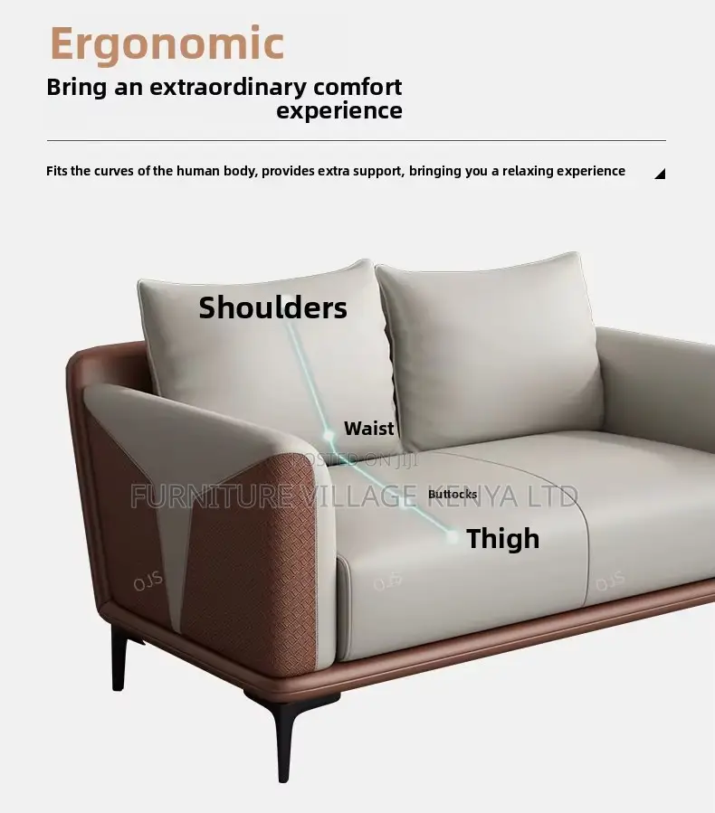 Cooperate Office Reception 5-Seater Sofa Set