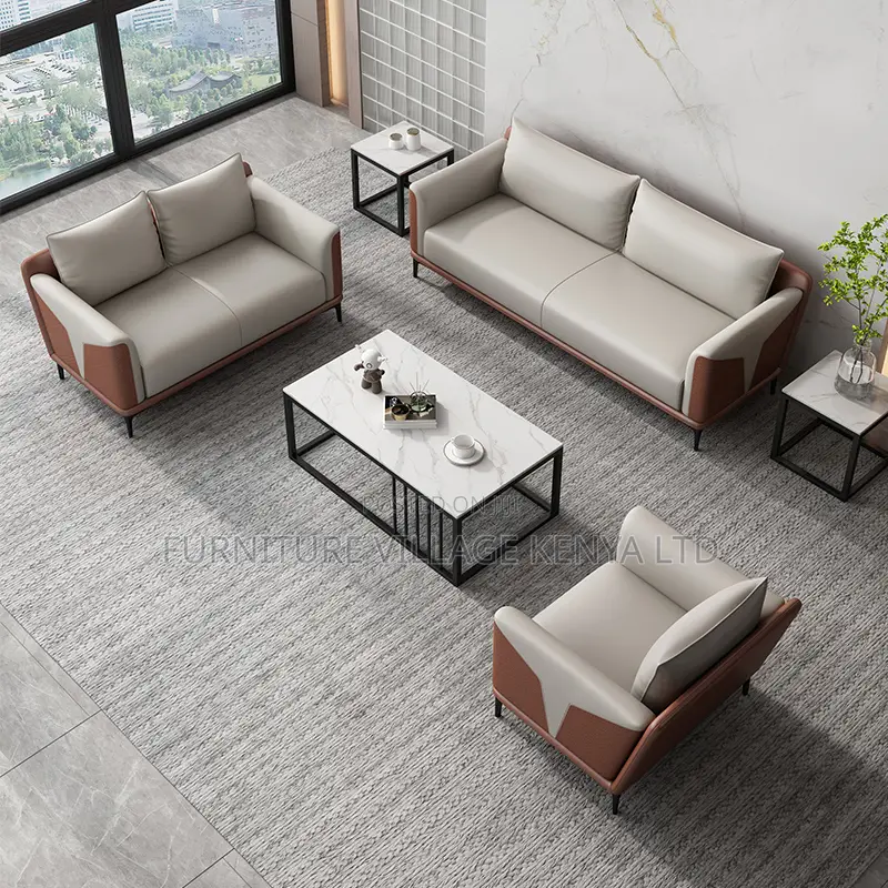 Cooperate Office Reception 5-Seater Sofa Set