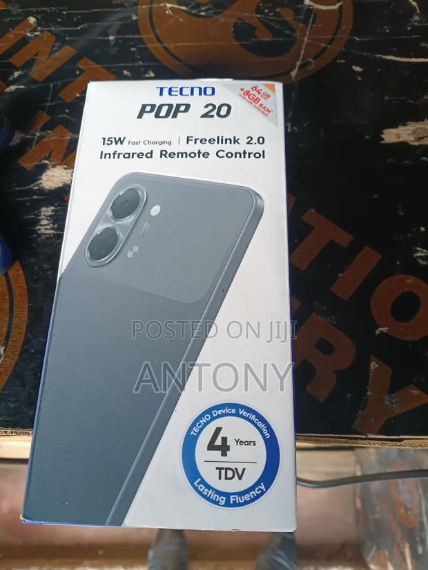 Tecno Pop 20 64 GB Black