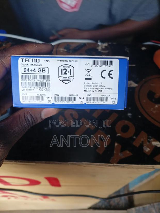 Tecno Pop 20 64 GB Black - thumbnail 2