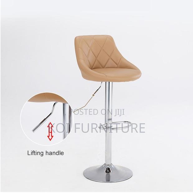 Barstools; Leather Comfortable Stylish Swivel Barstools - thumbnail 7