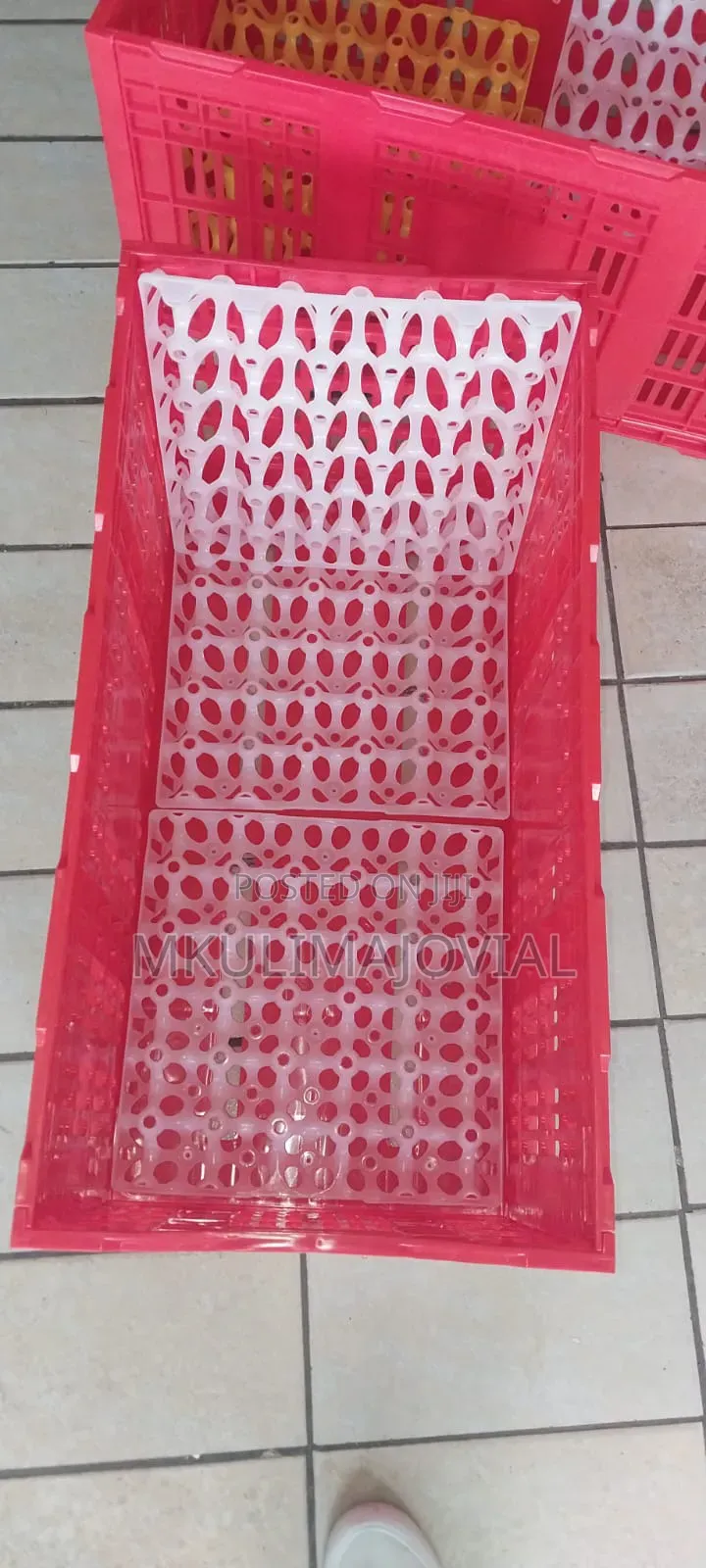 Durable Egg Transportation Crates- Carries 10 Trays
