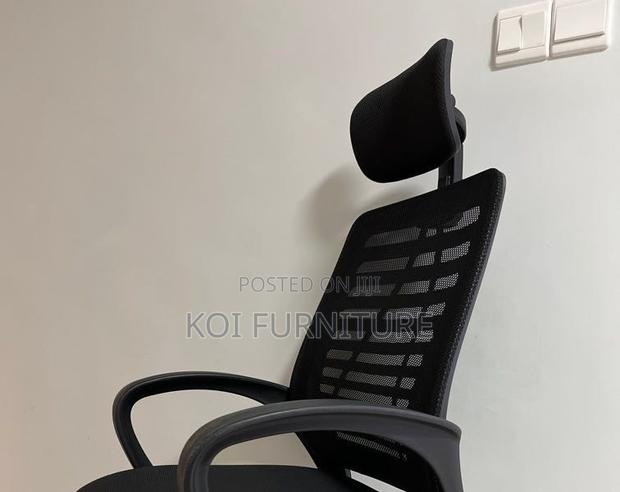 Office Chairs; Crest Headrest Ergonomic Office Desk Work Seat - thumbnail 6