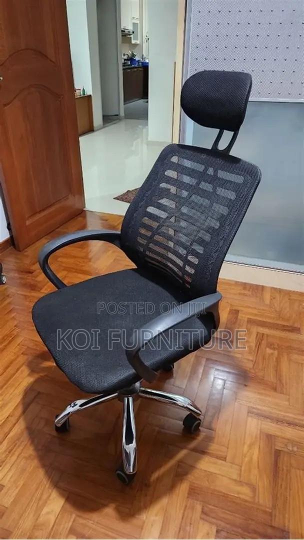 Office Chairs; Crest Headrest Ergonomic Office Desk Work Seat - thumbnail 15
