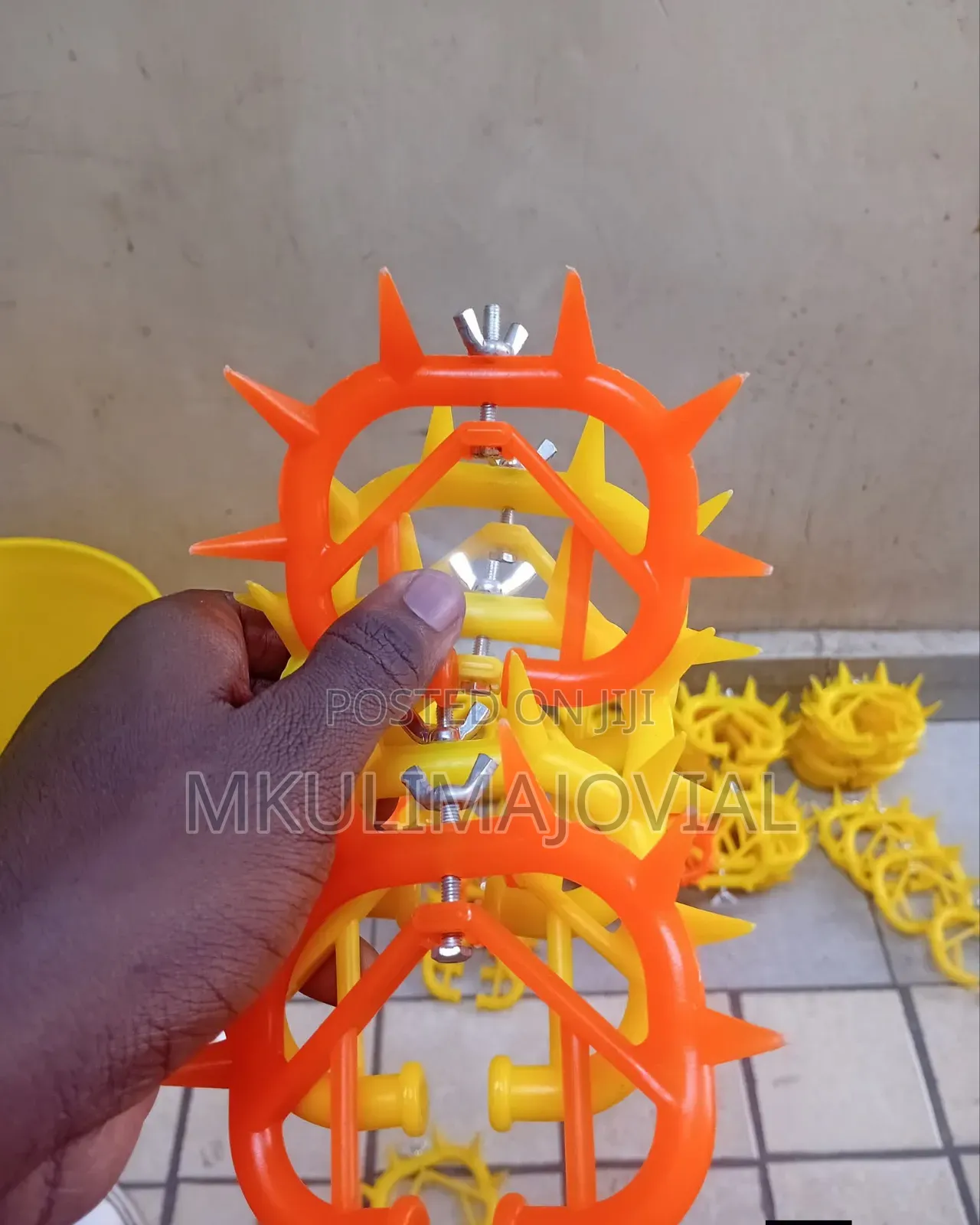 Yellow and Red Calf Suckling Preventers - Country Wide Delivery