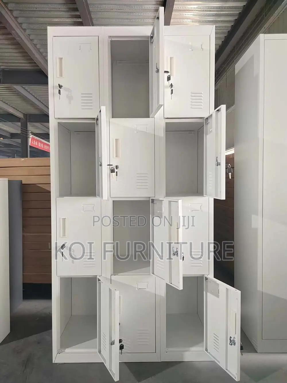 Office Cabinet; 15 Tiers Powered Executive Office Steel Cabinet